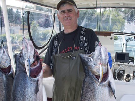 Alan Boyd with Tyees